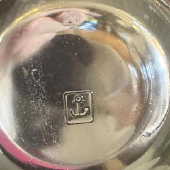 Gibson Christmas Santa Cookie Plate & Anchor Hocking Snowmen Cups Hostess Set - Picture 8 of 9